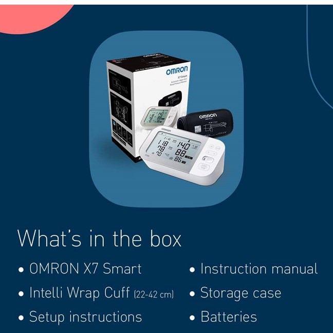 OMRON X7 Smart Blood Pressure Monitor