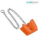 Mouth Props Silicone Large With Chain (Orange) 