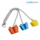 Mouth Props Silicone Set of 3 With Chain (Assorted) 