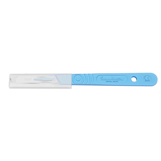 Disposable Scalpels (Sterile) No.10R with Guards (6690)