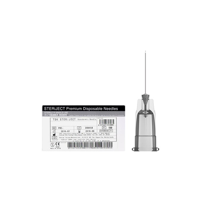 TSK Sharp Needles STERiJECT PRE Regular Hub TSKiD Standard 33G x 13mm (1/2")