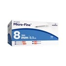 Insulin Syringe Microfine 0.5ml 30G x 8mm 