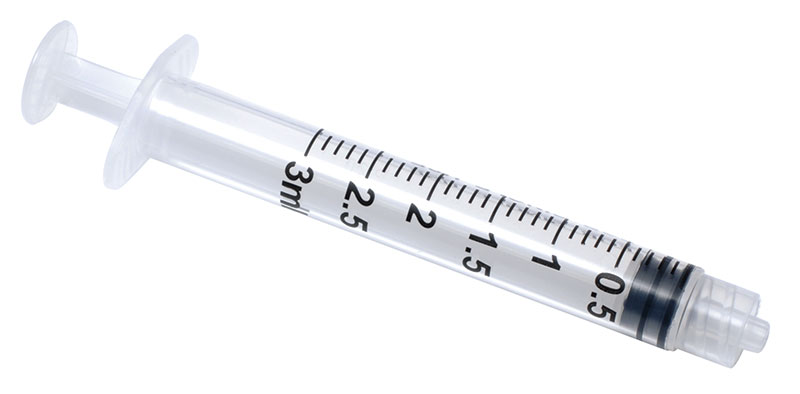Luer Lock Syringes without Needle 3ml 