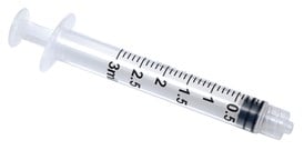 Luer Lock Syringes without Needle 3ml 