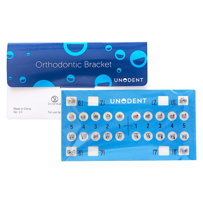 Metal Roth Patient Kit .022 Upper & Lower 6-6 Hook s 3 With tube molar tube 6's