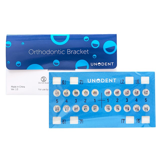 Metal MBT Patient Kit .022 Upper & Lower 5-5 Hook s 3/4/5 Offset Base