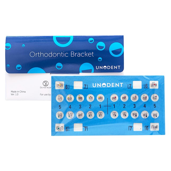 Metal MBT Patient Kit .022 Upper & Lower 6-6 Hook s 3/4/5 With Molar Tubes 6's