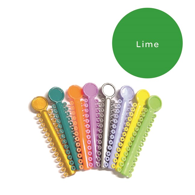 Elastomeric Ligatures Regular Lime