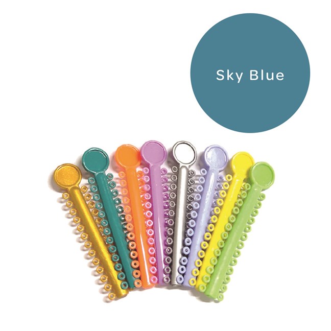 Elastomeric Ligatures Regular Sky Blue