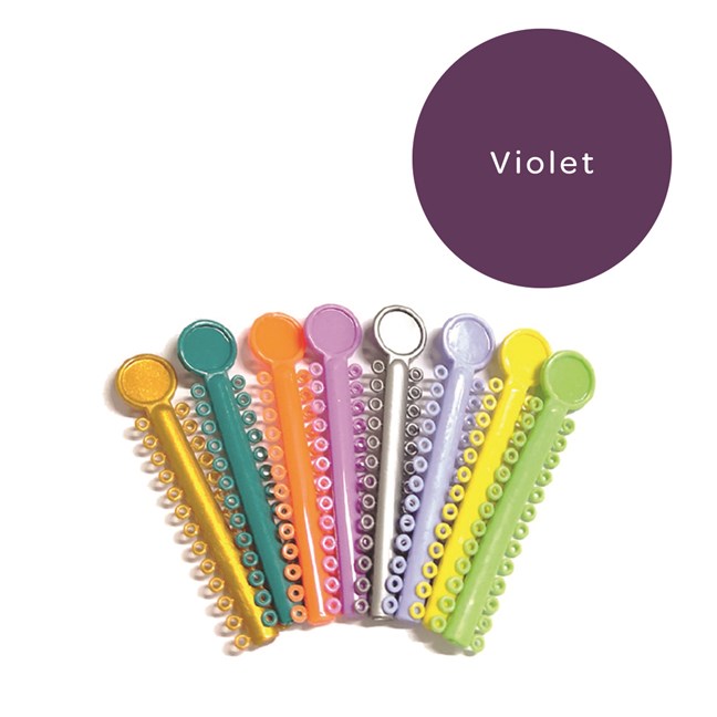 Elastomeric Ligatures Regular Violet