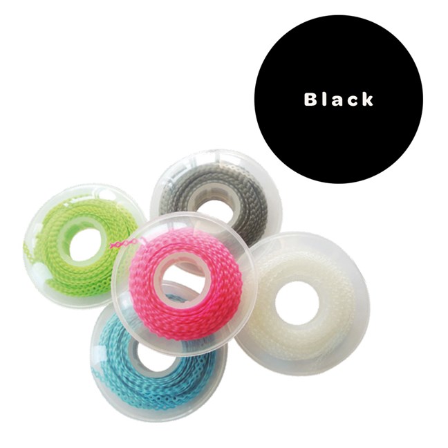 Elastomeric Chain Long Black