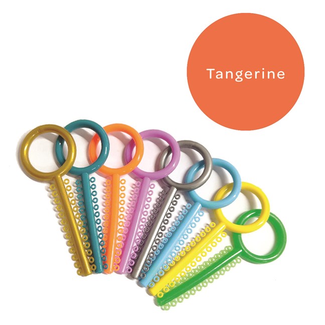 Elastomeric Ligatures Tangerine
