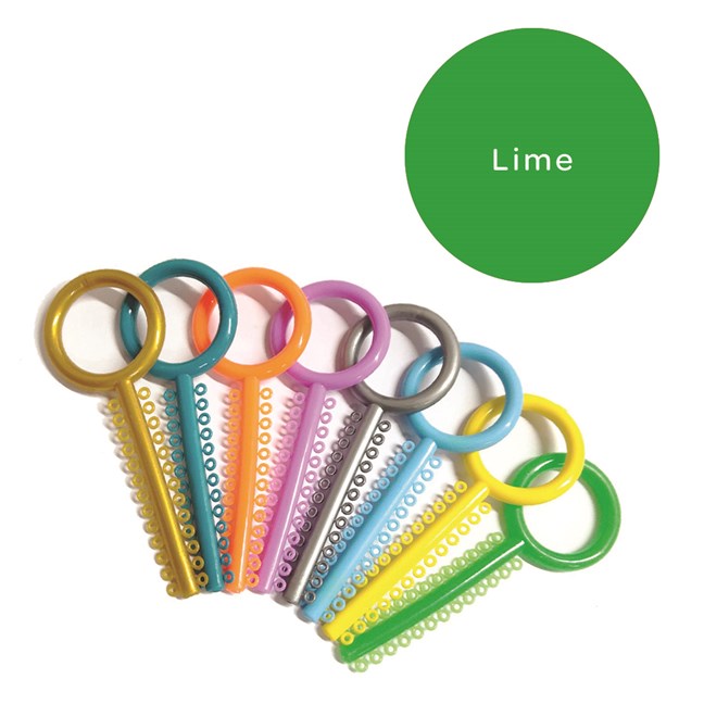 Elastomeric Ligatures Lime