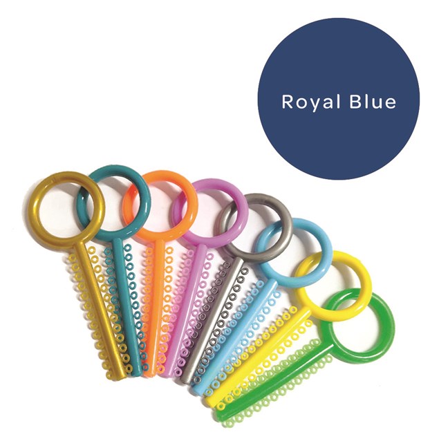 Elastomeric Ligatures Royal Blue