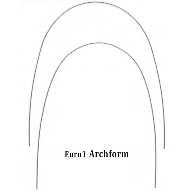 NiTi Heat-Activated 21x25 Upper Euro