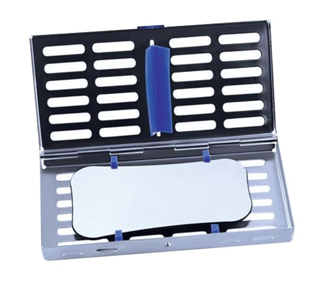 Photographic Mirrors Sterilisation Cassette Small  (Holds one photographic mirror)