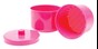 Denture Box with Filter - Autoclavable Pink
